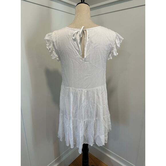 SOLD Aritzia Brand Wilfred Sidonie Flutter Sleeve Dress - Picture 3 of 6